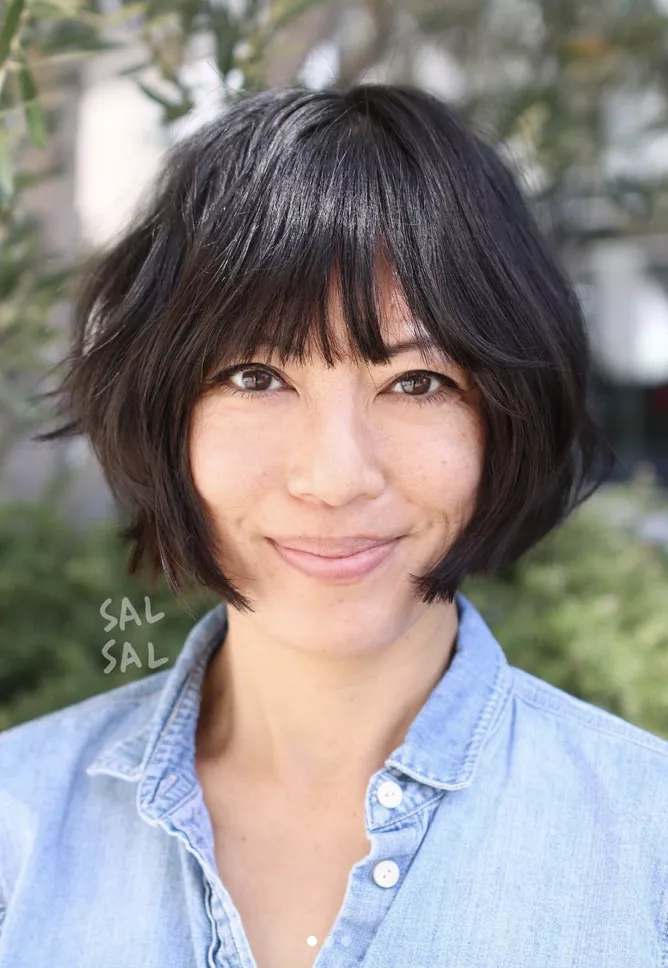 Chin-Length Micro Bob