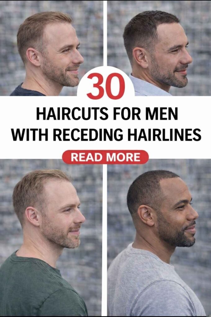 Man with stylish haircut