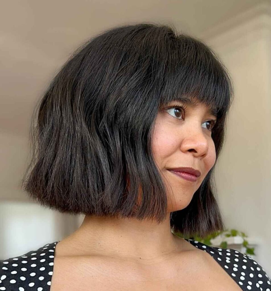 Wispy Stacked Bob