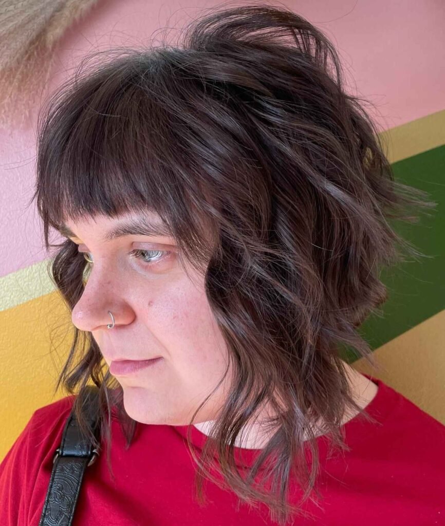 Straight-Cut Bob with Layers
