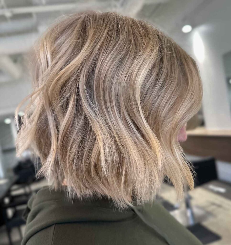 Choppy Bob with Angles