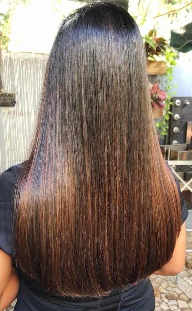 Blunt Hairstyle for Thin Long Hair