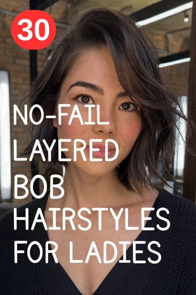 Layered Bob Hairstyles for Ladies
