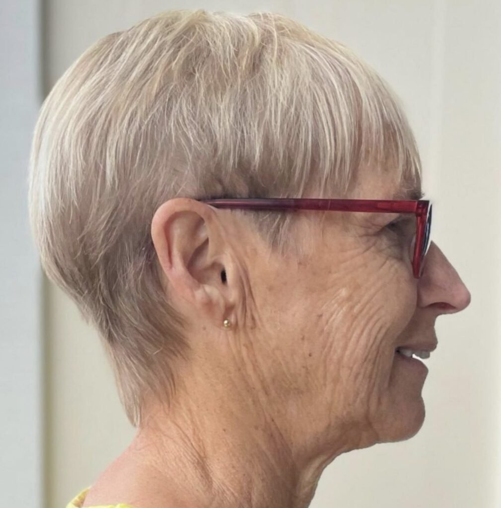 Edgy Tapered Pixie with Nape Detail