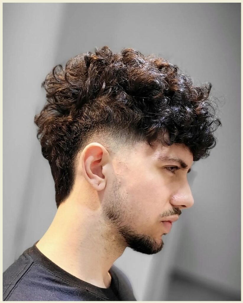 Curly Drop Fade
