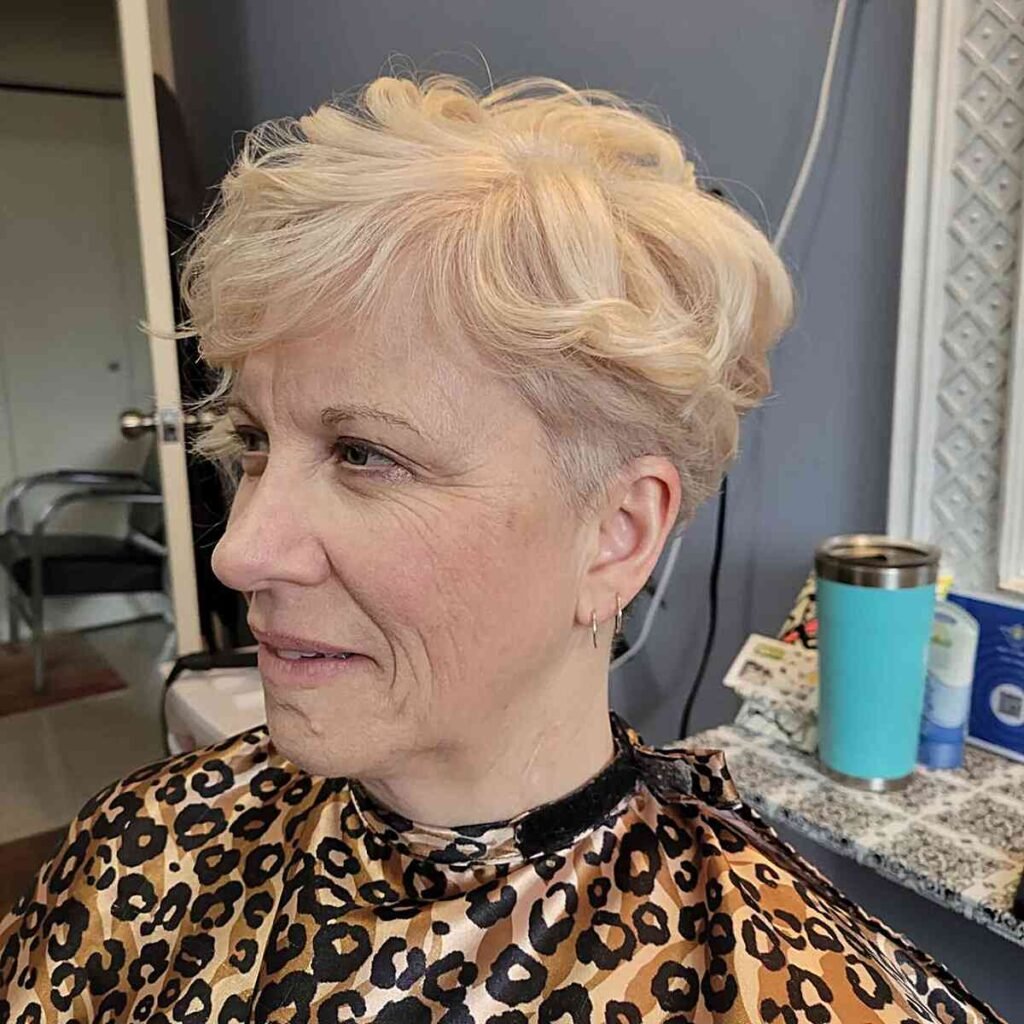 Sassy Pixie with Waves and Bangs