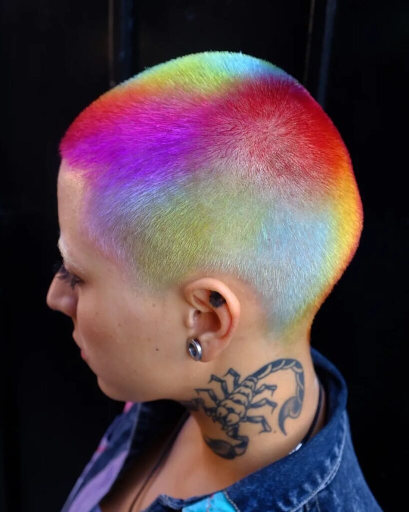 Psychedelic Buzz Cut