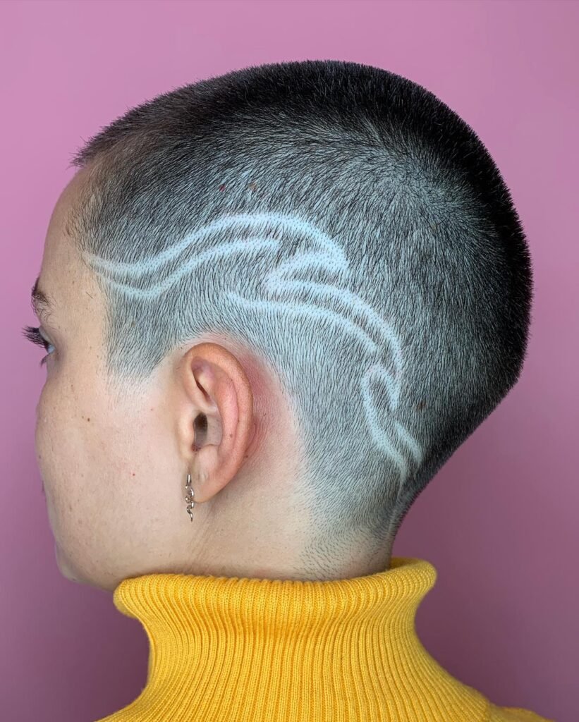 Even Buzz Cut with Side-to-Back Design
