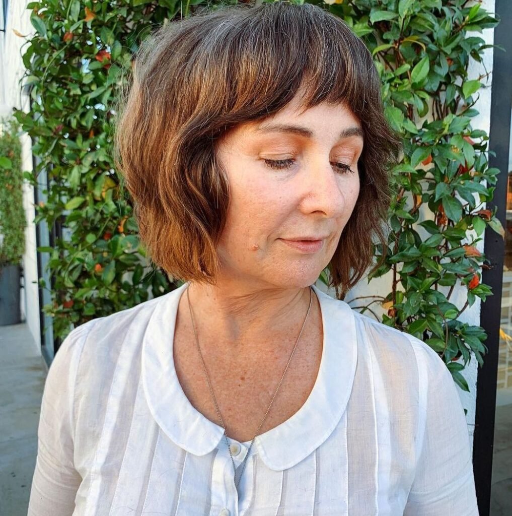 Soft Shaggy French Bob