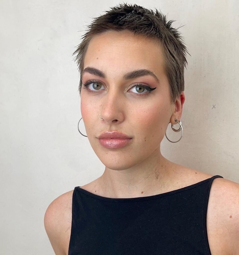 Buzz Cut to Pixie Transition