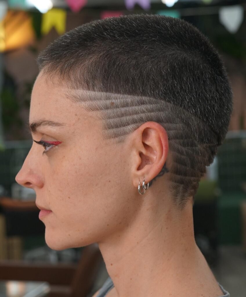Half Head of Stripes