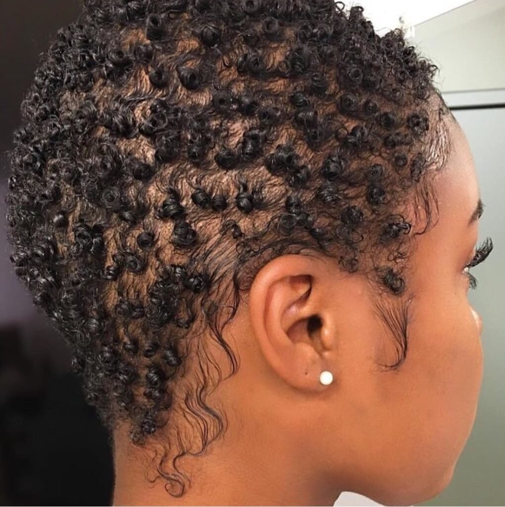 Short and Curly TWA