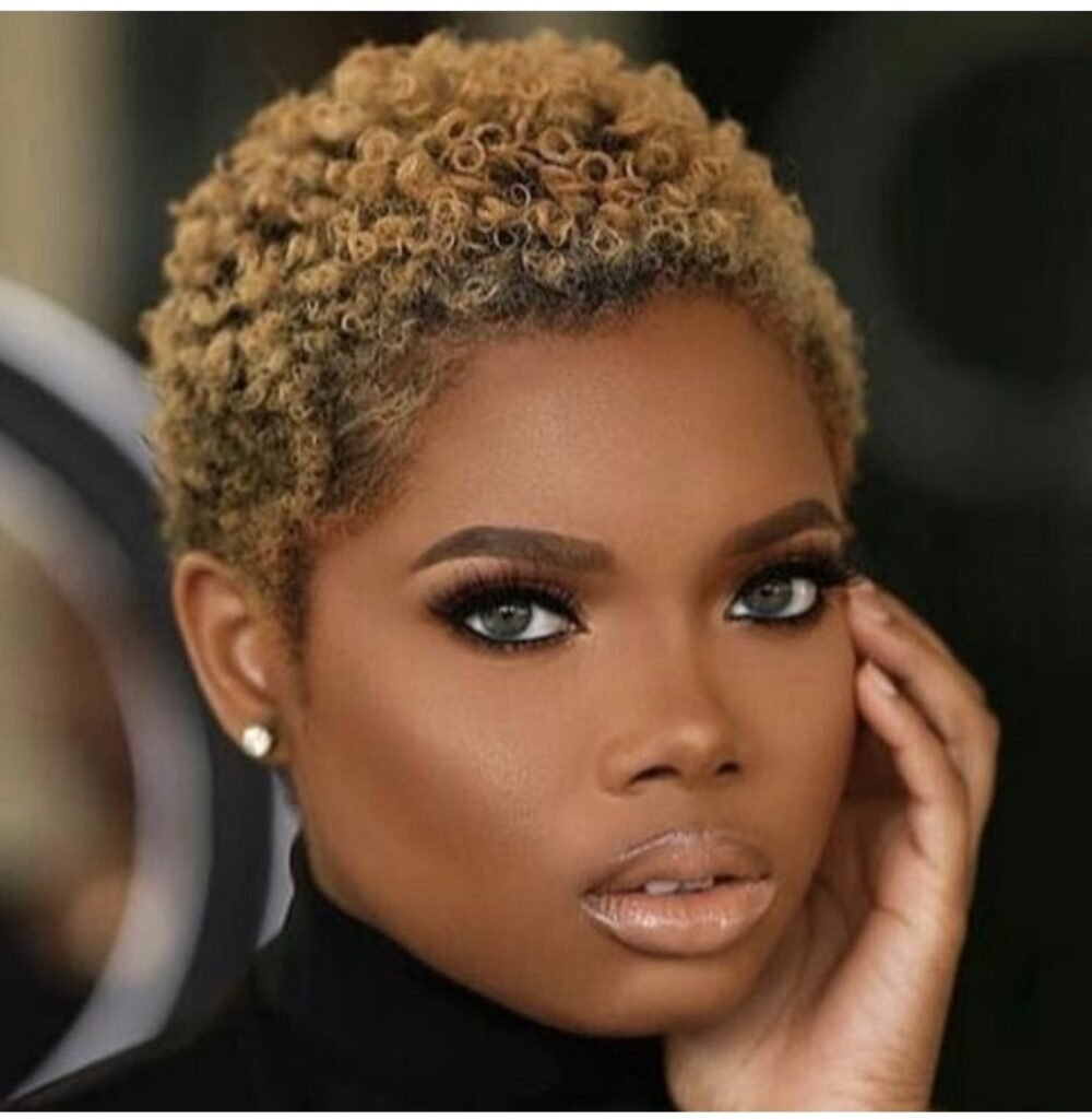 Short TWA with Blonde