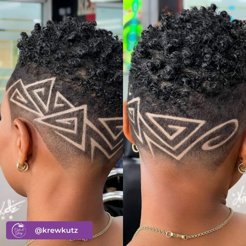 Jerry Curls with Triangular Designs