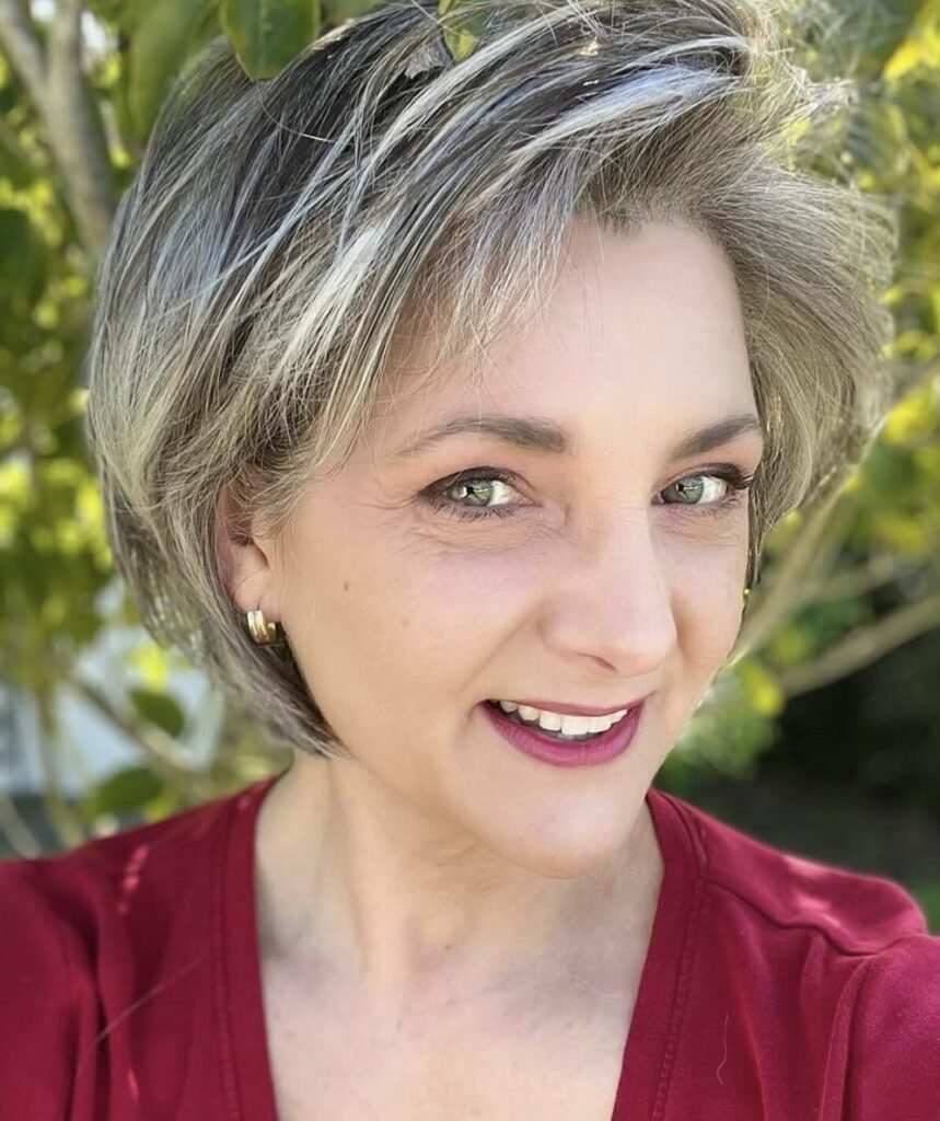 Chin-Length Bob with Voluminous Crown