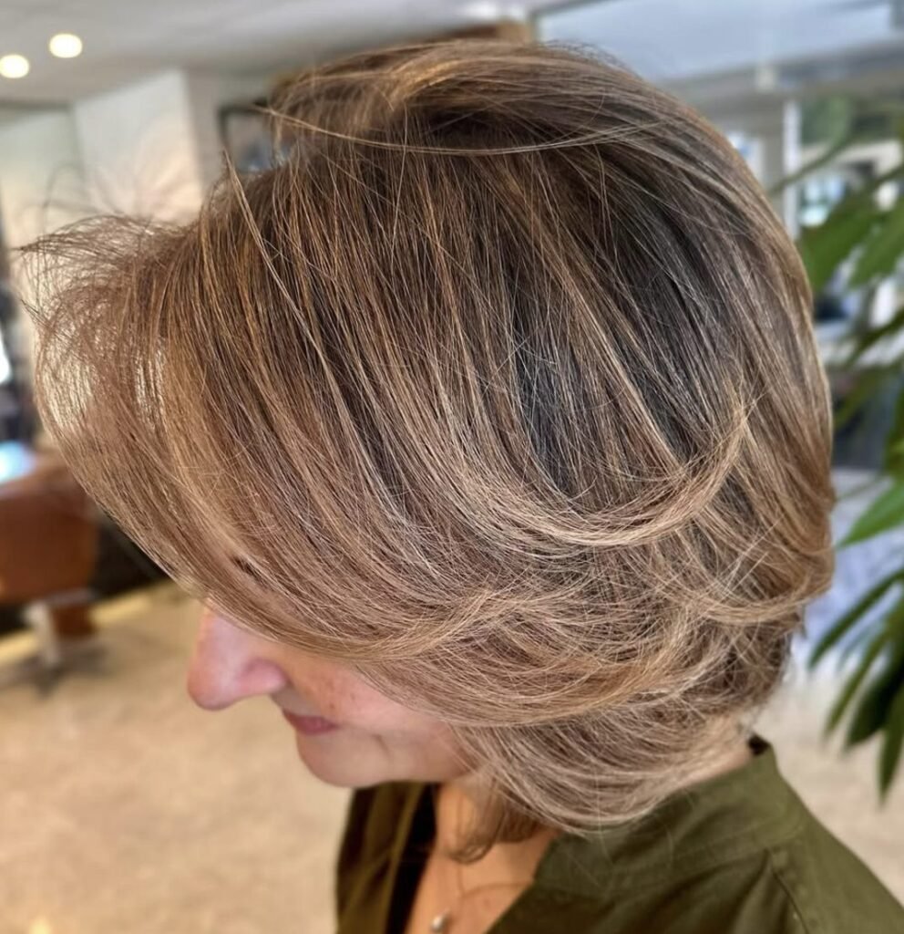 Textured Bob with Subtle Highlights