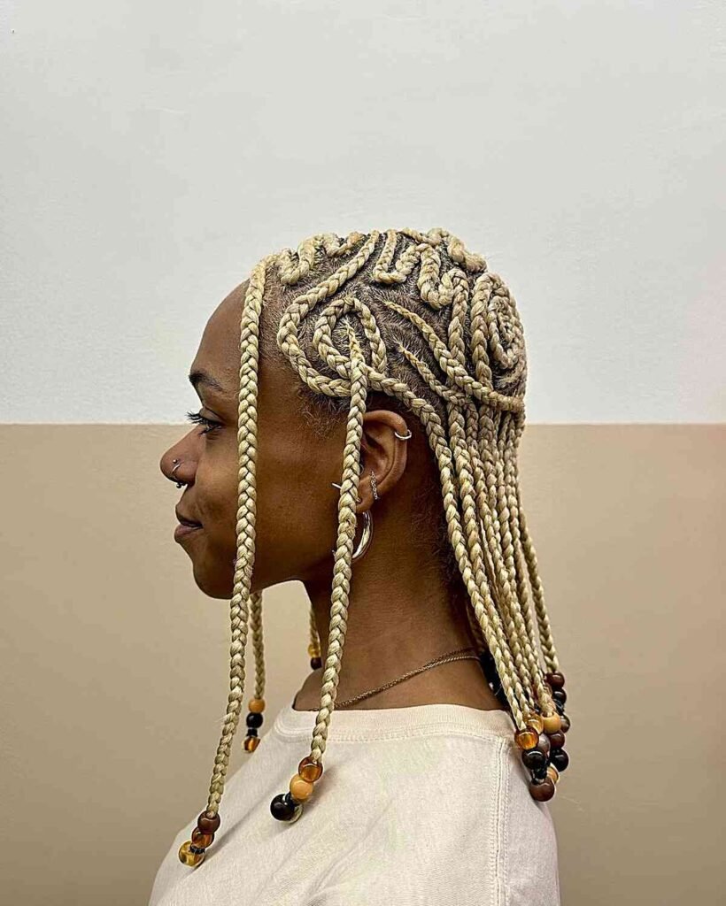 Blonde Freestyle Braids