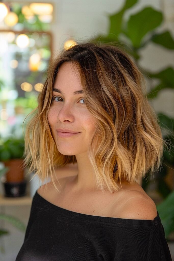 Tressure ripple bob with defined waves