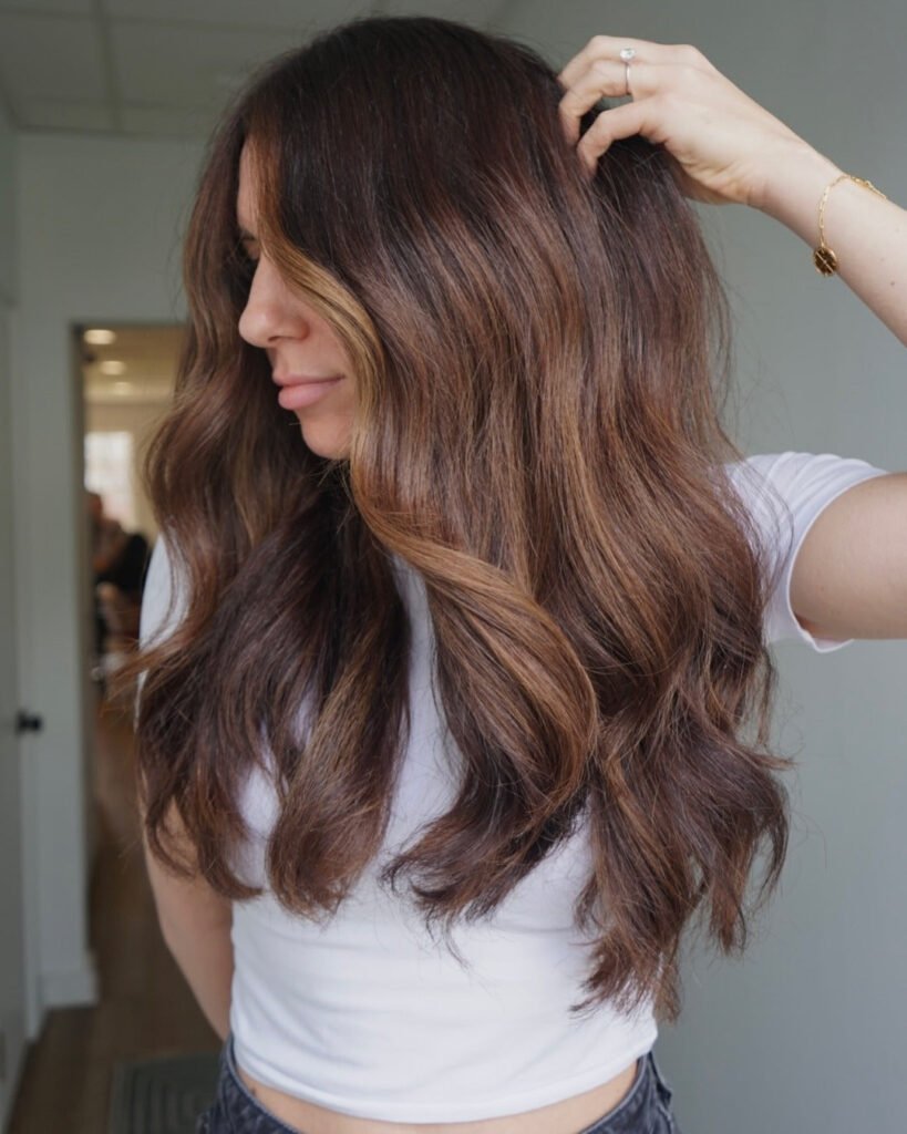 Honey Brown Dimensional Waves with Money Piece