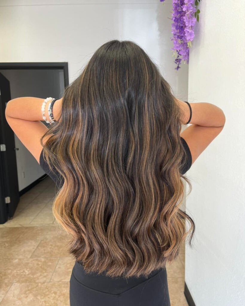 Honey Brown Lush Lengths with Subtle Golden Streaks