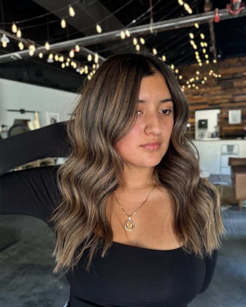 Honey Cinnamon Layers with Fluffy Curls
