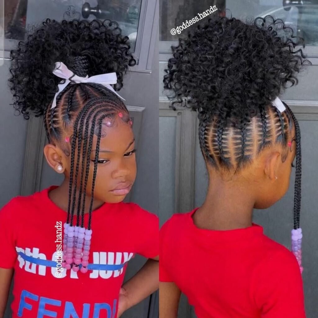 Curly Ponytail