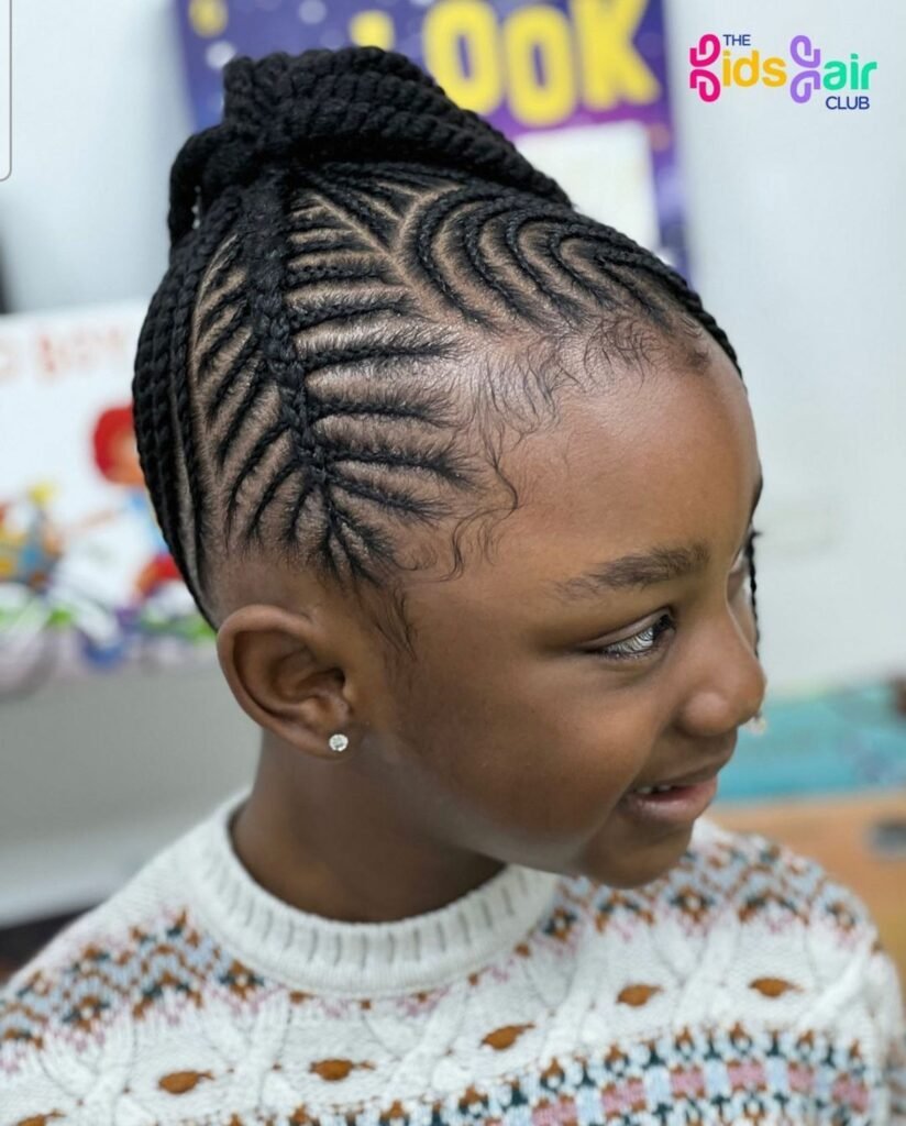 Top Ponytail with Twisted Ends