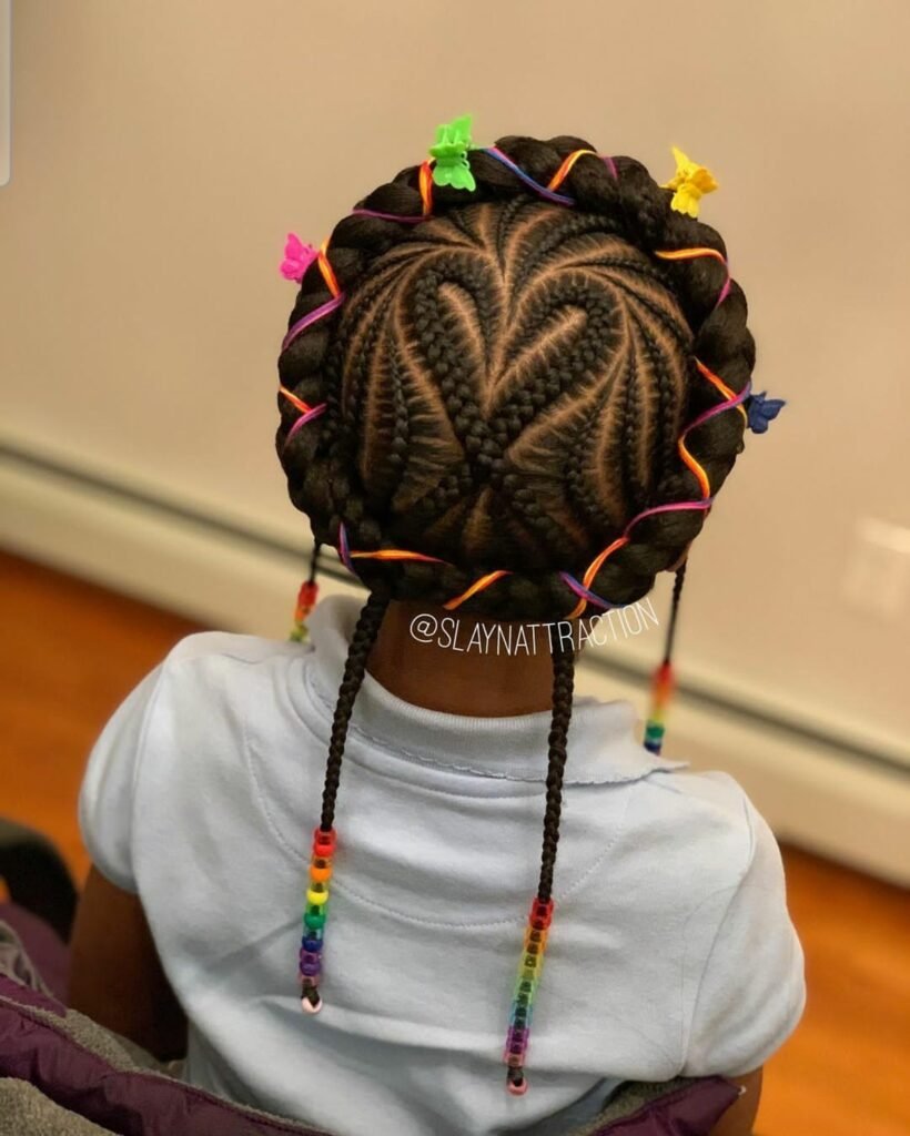 Crown Cornrow Braids